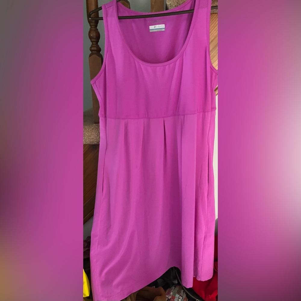 Columbia Fuchsia Sleeveless Mini Dress